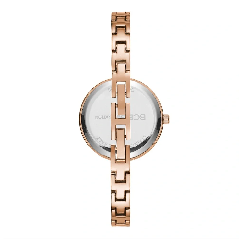 BCBGeneration Rosetone Adjustable Bangle Watch